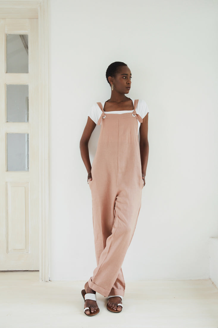 Linen Dungarees